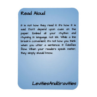 Dikt Kitchen Magnet - Read Aloud