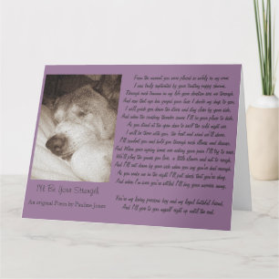 dikt om den gamla hund sympati för bild kort