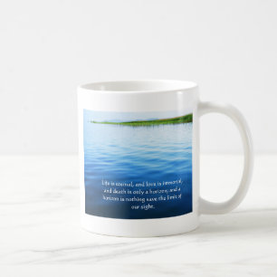 Dikt om död - inspirera Grieving citationstecken Kaffemugg