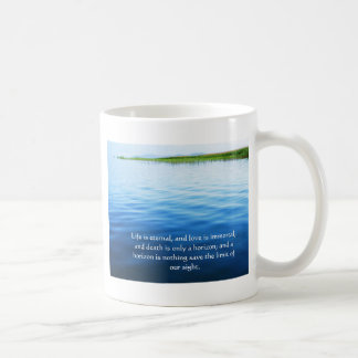 Dikt om död - inspirera Grieving citationstecken Kaffemugg