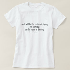 Dikt om död och skönhet T-Shirt