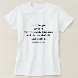 Dikt om kärlek och mörker t shirt