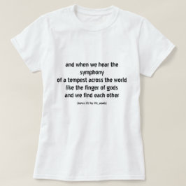 dikt om liv och kärlek t shirt