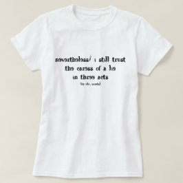 dikt om liv och liggra t shirt
