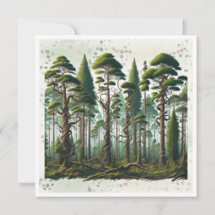 Dikt om skogsområdet i Träd