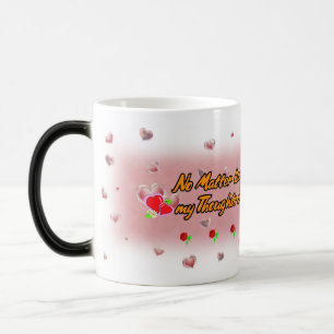 Dikt på keramiskt kaffe magisk mugg