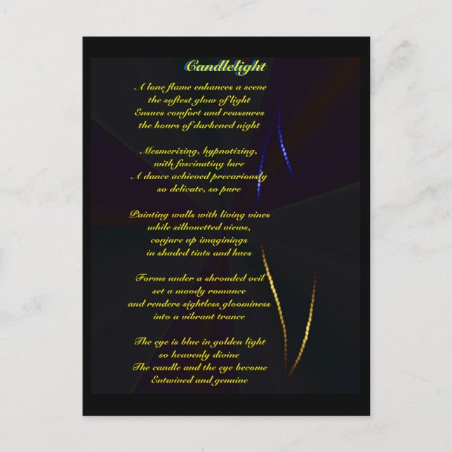 Dikt på vykort (Framsida)