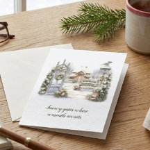 Dikt Scandi Vinter Grön Vit Snöflinga Jul