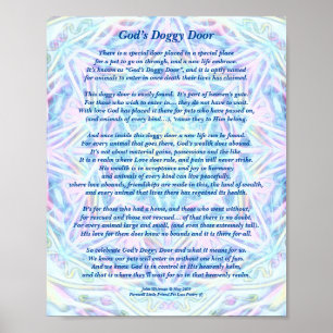 Dikt: Speciella minnen från ett sällskapsdjur, Pos Poster