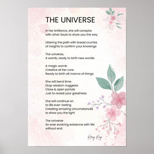 Dikt Universe - Upliiting Empowerment Poster (Framsidan)