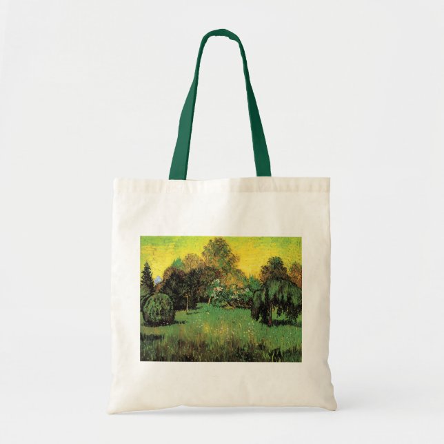 Diktarens trädgård av Vincent van Gogh Tygkasse (Framsidan)