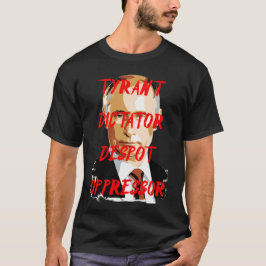 diktator för putin-tyranni t shirt