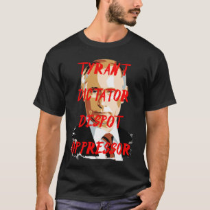 diktator för putin-tyranni t shirt