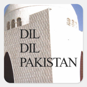 Dil Dil Pakistan Hakuna Matata Fyrkantigt Klistermärke