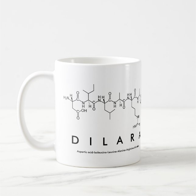 Dilara peptide namn mugg (Vänster)