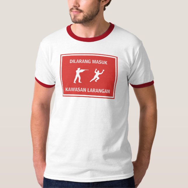 DILARANG MASUK, KAWASAN LARANGAN TEE SHIRT (Framsida)