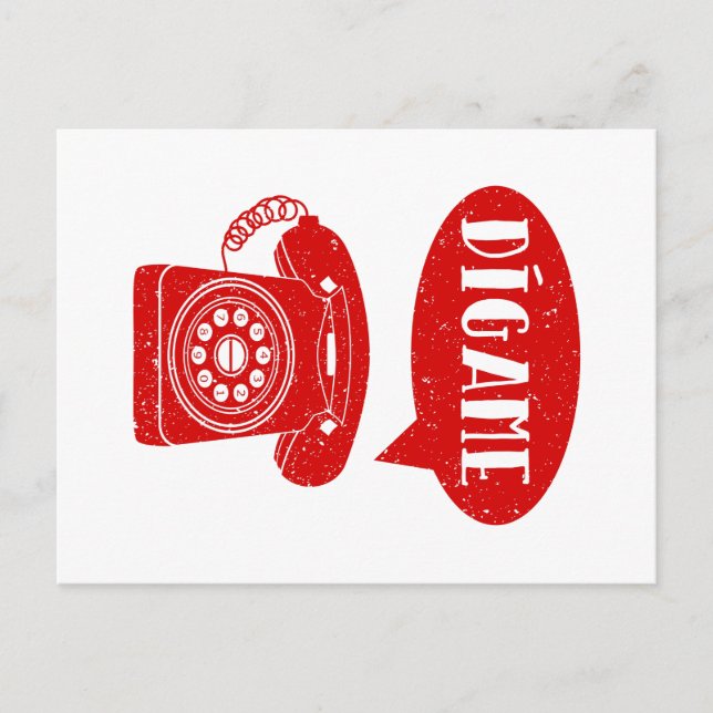 Dilek spanska Mobila Hälsning Vykort (Framsida)