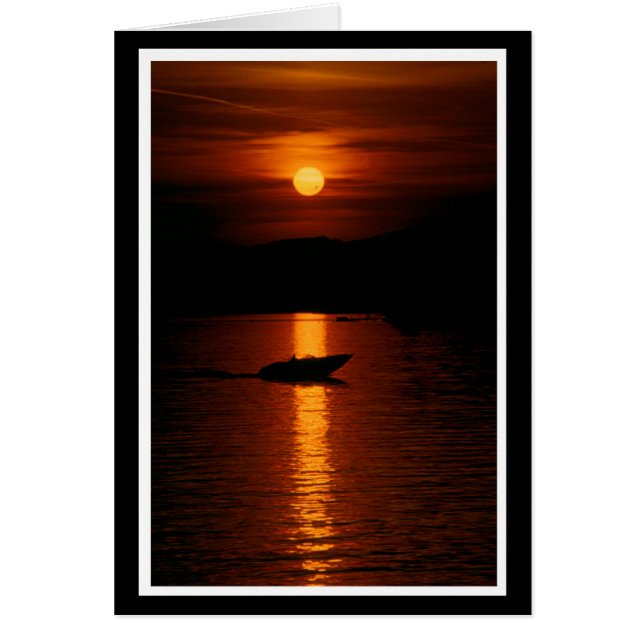 Diletzte Fahrt Karte Hälsningskort (Framsidan)