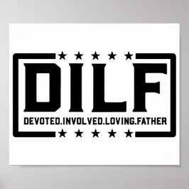 DILF Pappa engagerade sig för att älska far Far Poster