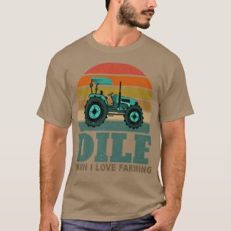 DILFDamn I Kärlek Farming Funny Farmer Farming Ret T Shirt