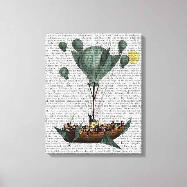 Diligenza Per La Luna Canvastryck (Framsida)