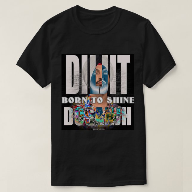 Diljit Dosanjh T Shirt (Design framsida)