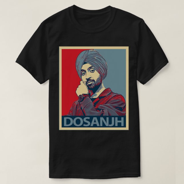 Diljit Dosanjh T Shirt (Design framsida)