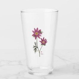 Dill Daisy Glass Tumbler Glaskopp