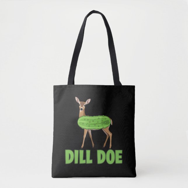 Dill Doe Funny Adult Humor Funny Nature Deer  Tygkasse (Framsida)
