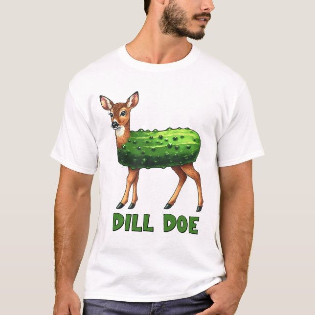 Dill Doe Funny Vuxen humor Inpassat T Shirt (Framsida)