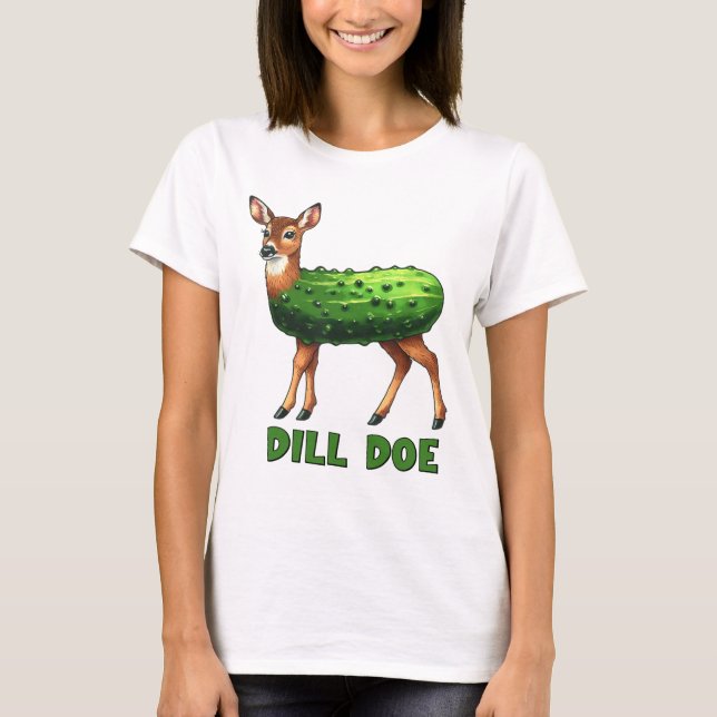 Dill Doe Funny Vuxen humor Inpassat T Shirt (Framsida)