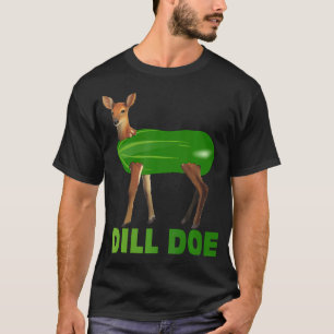 Dill Doe Rolig Humor Skrattretande Natur Hjort Red T Shirt