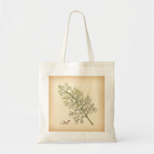 Dill Herb Tote Bag Tygkasse