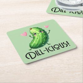 Dill-ikost Underlägg Papper Kvadrat