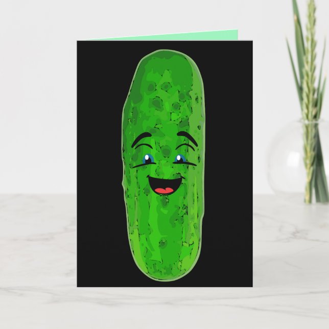 DILL PICKLE BIG DILL BIRTHDAY FUNNY CARDS KORT (Framsida)