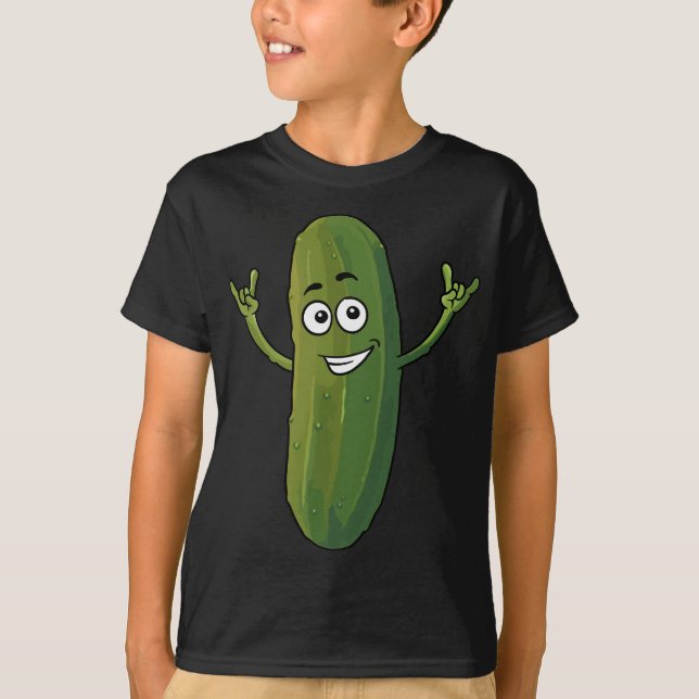 Dill Pickle Funny Food Pickle T Shirt (Framsida)