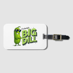 Dill Pickles Älskare Gift - Lustigt Tecknad - desi Bagagebricka