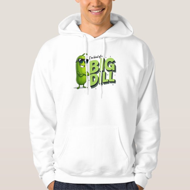 Dill Pickles Älskare Gift - Lustigt Tecknad - desi Hoodie (Framsida)
