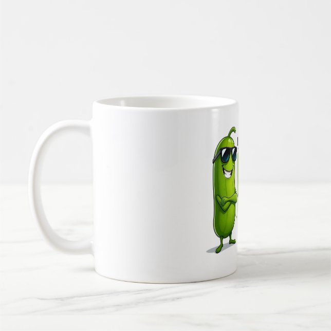 Dill Pickles Älskare Gift - Lustigt Tecknad - desi Kaffemugg (Vänster)