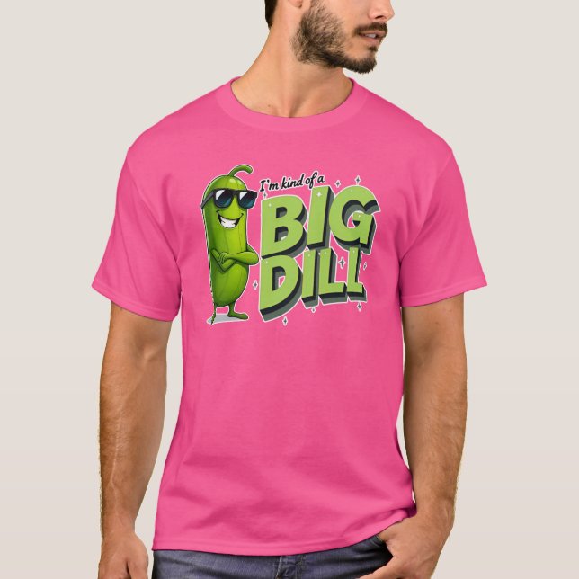 Dill Pickles Älskare Gift - Lustigt Tecknad - desi T Shirt (Framsida)
