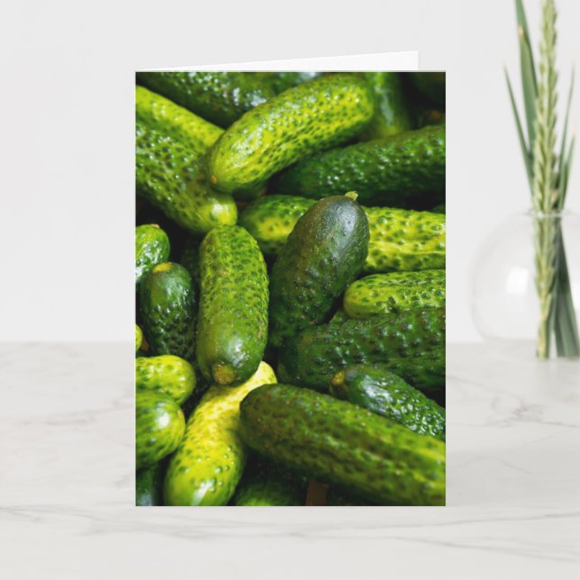 DILL PICKLES BIG DILL BIRTHDAY FUNNY CARD KORT (Framsida)