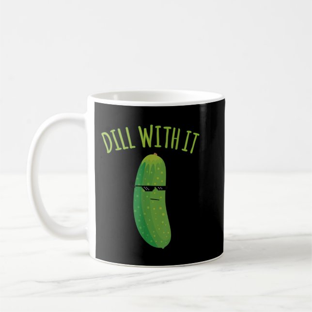 Dilla med den roliga fickan kaffemugg (Vänster)
