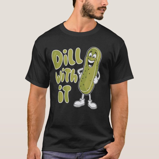 Dilla med den roliga fickan t shirt (Framsida)