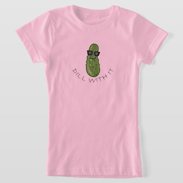 Dilla with it Design - Girls Bra Jersey T-Shirt (Laydown)