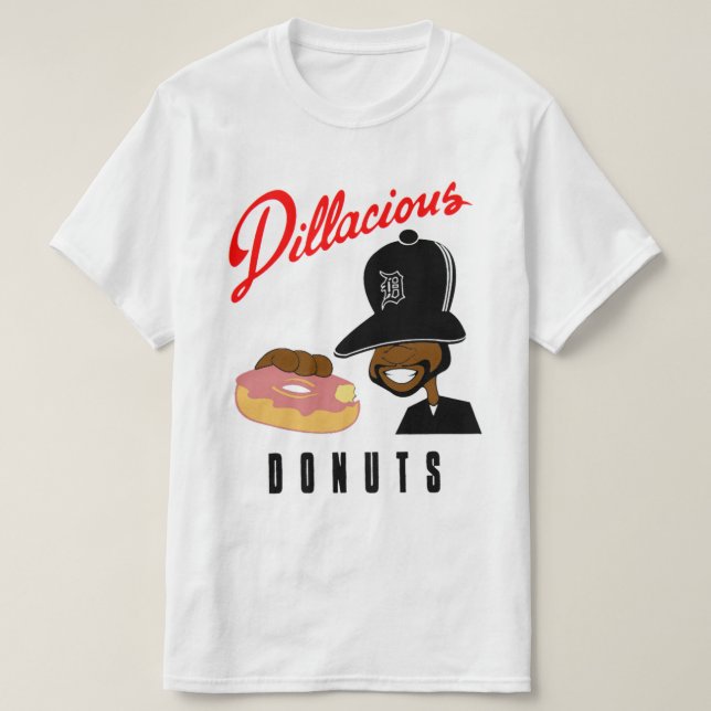 Dillacious Donuts T Shirt (Design framsida)