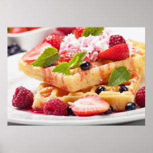 Dillandetårta med ny bärfrukt poster