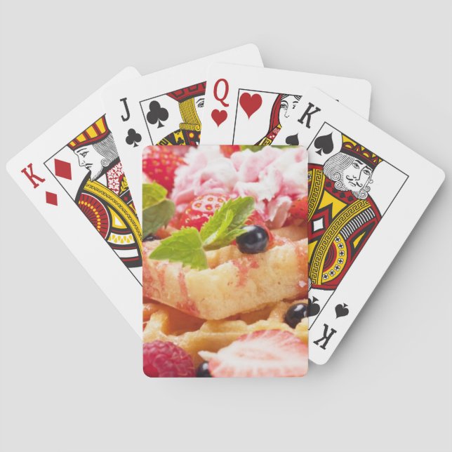 Dillandetårta med ny bärfrukt spel kort (Baksidan)