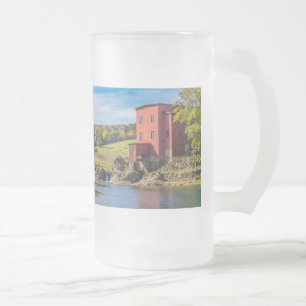 Dillard Mill Höst Frosted Glass Beer Mugg