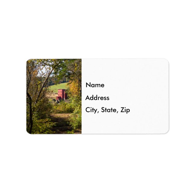 Dillard Mill Landsbygd Adressetiketter (Framsidan)