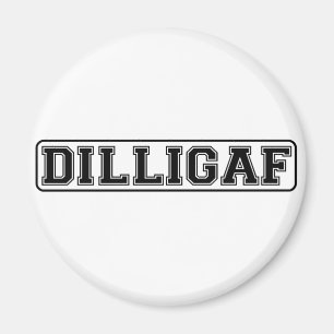 DILLIGAF - Lustigt rude "Ser jag ut som I Ge A" Magnet